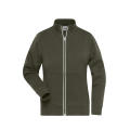 Ladies' Doubleface Work Jacket -  SOLID - - Funktionelle Jacke mit Stehkragen und Kängurutasche