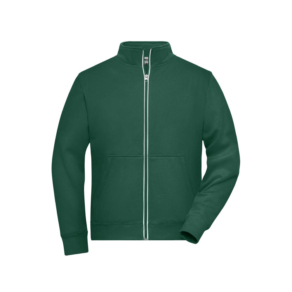 Men's Doubleface Work Jacket - SOLID - - Funktionelle Jacke mit Stehkragen und Kängurutasche