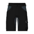 Workwear Stretch-Bermuda Slim Line - Spezialisierte kurze Arbeitshose in schmaler Schnittführung mit elastischen Einsätzen und funktionellen Details