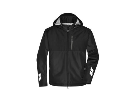 Padded Hardshell Workwear Jacket-Professionelle, wattierte, wind- und wasserdichte, atmungsaktive Arbeitsjacke für extreme Wetterbedingungen