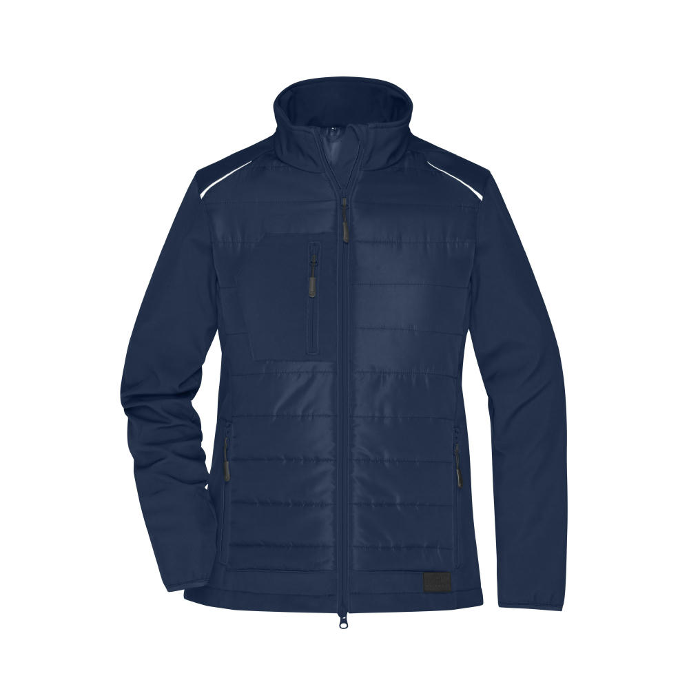 Ladies' Hybrid Jacket   GRS - Softshelljacke im attraktiven Materialmix