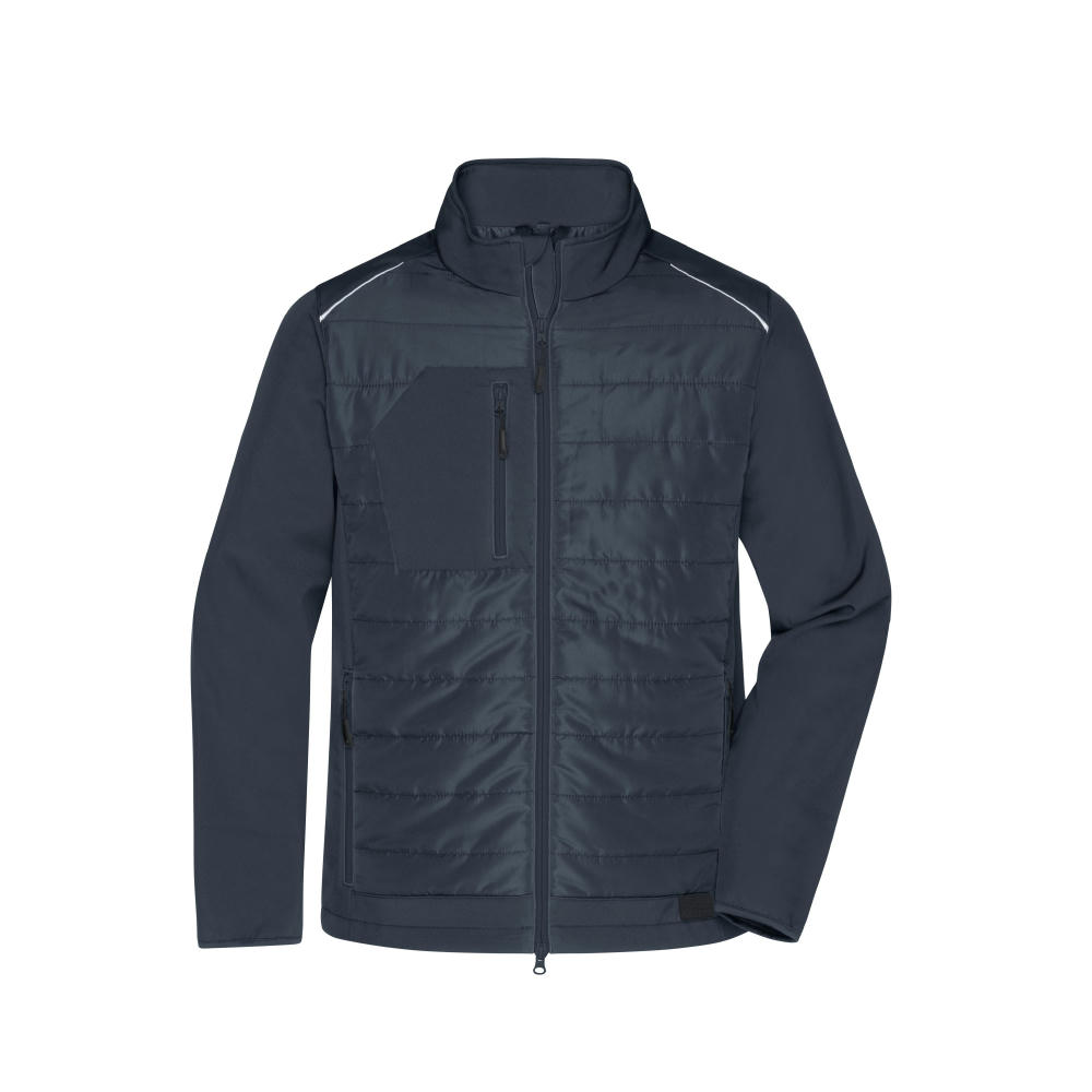Men's Hybrid Jacket   GRS - Softshelljacke im attraktiven Materialmix
