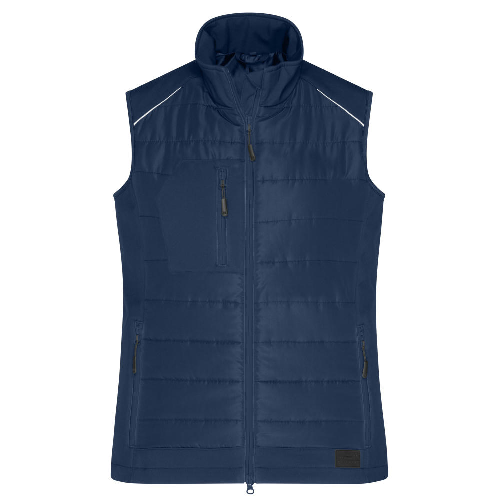 Ladies' Hybrid Vest-Softshellweste im attraktiven Materialmix