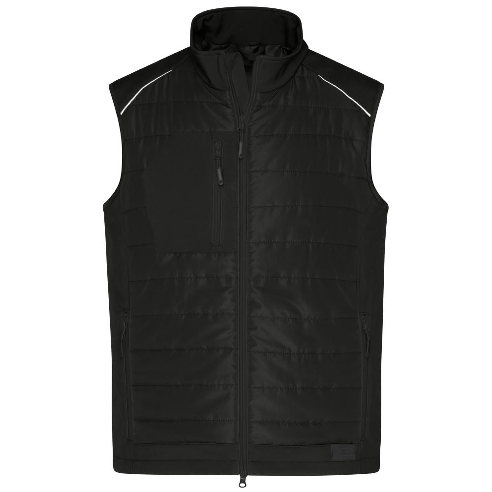 Men's Hybrid Vest   GRS - Softshellweste im attraktiven Materialmix