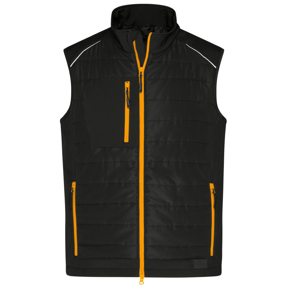Men's Hybrid Vest   GRS - Softshellweste im attraktiven Materialmix