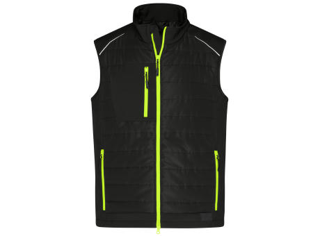 Men's Hybrid Vest-Softshellweste im attraktiven Materialmix