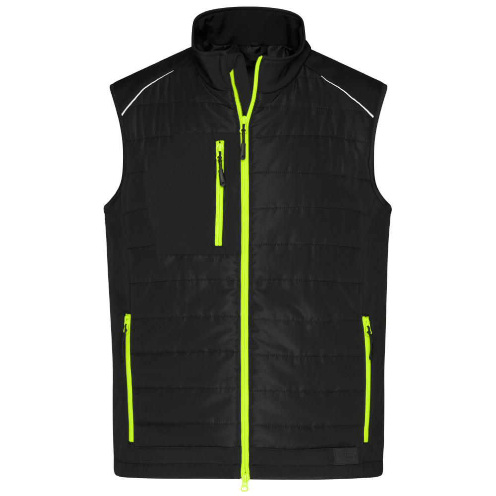 Men's Hybrid Vest   GRS - Softshellweste im attraktiven Materialmix