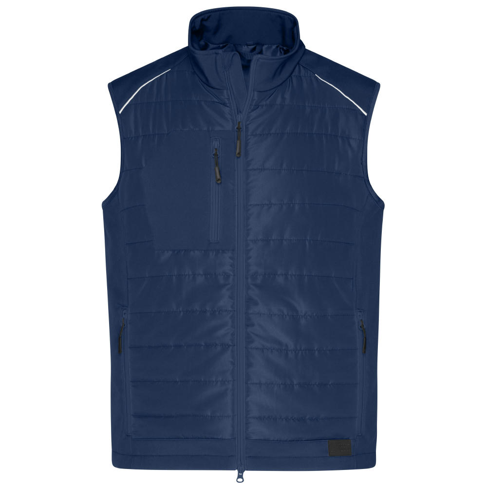 Men's Hybrid Vest-Softshellweste im attraktiven Materialmix