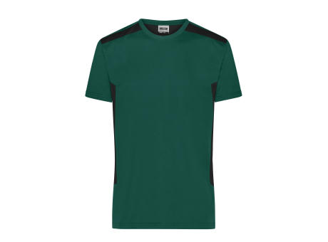Men's Workwear T-Shirt - STRONG --Strapazierfähiges und pflegeleichtes T-Shirt mit Kontrasteinsätzen