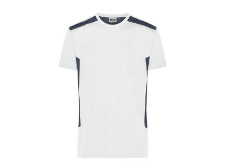 Men's Workwear T-Shirt - STRONG --Strapazierfähiges und pflegeleichtes T-Shirt mit Kontrasteinsätzen