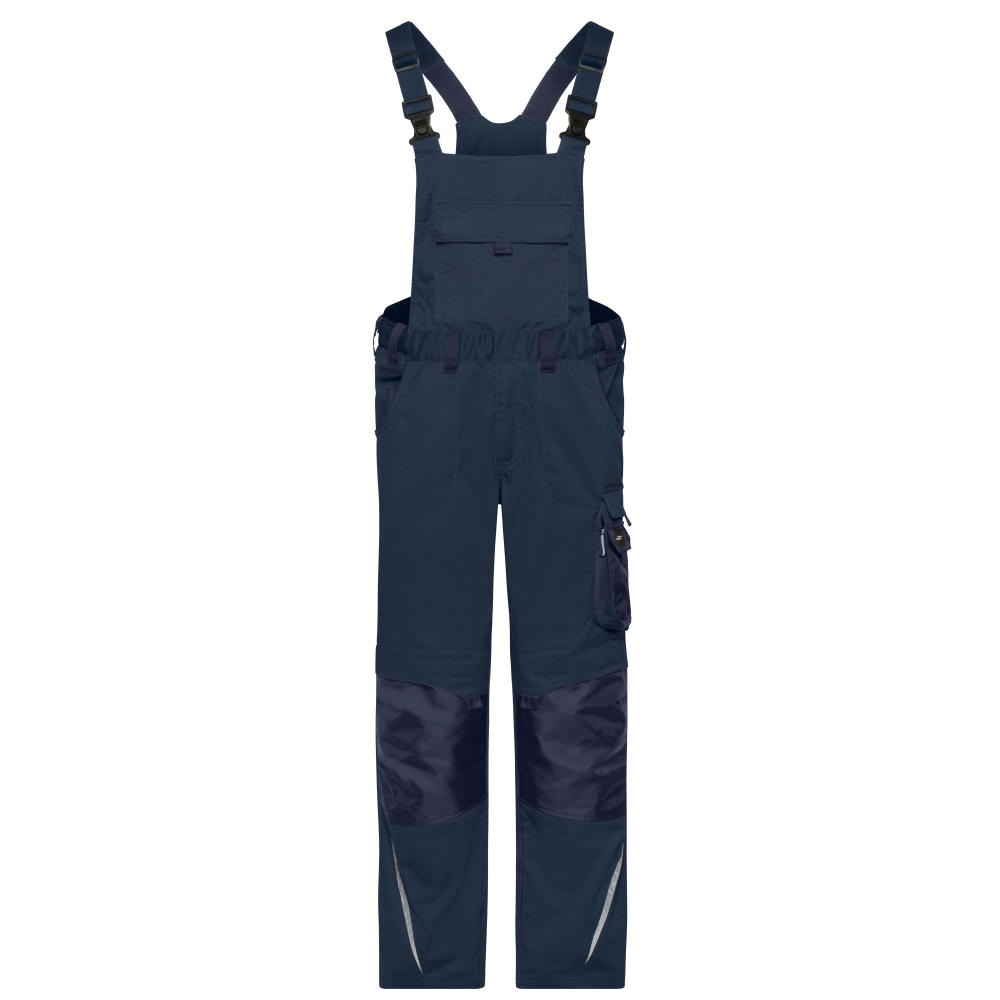 Workwear Pants with Bib - STRONG --Spezialisierte Latzhose mit funktionellen Details und flexibel einstellbarem, elastischen Bund