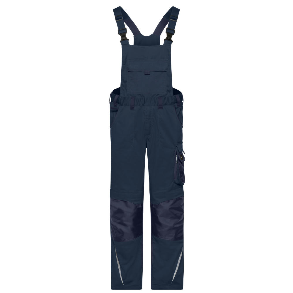 Workwear Pants with Bib - STRONG - - Spezialisierte Latzhose mit funktionellen Details und flexibel einstellbarem, elastischen Bund