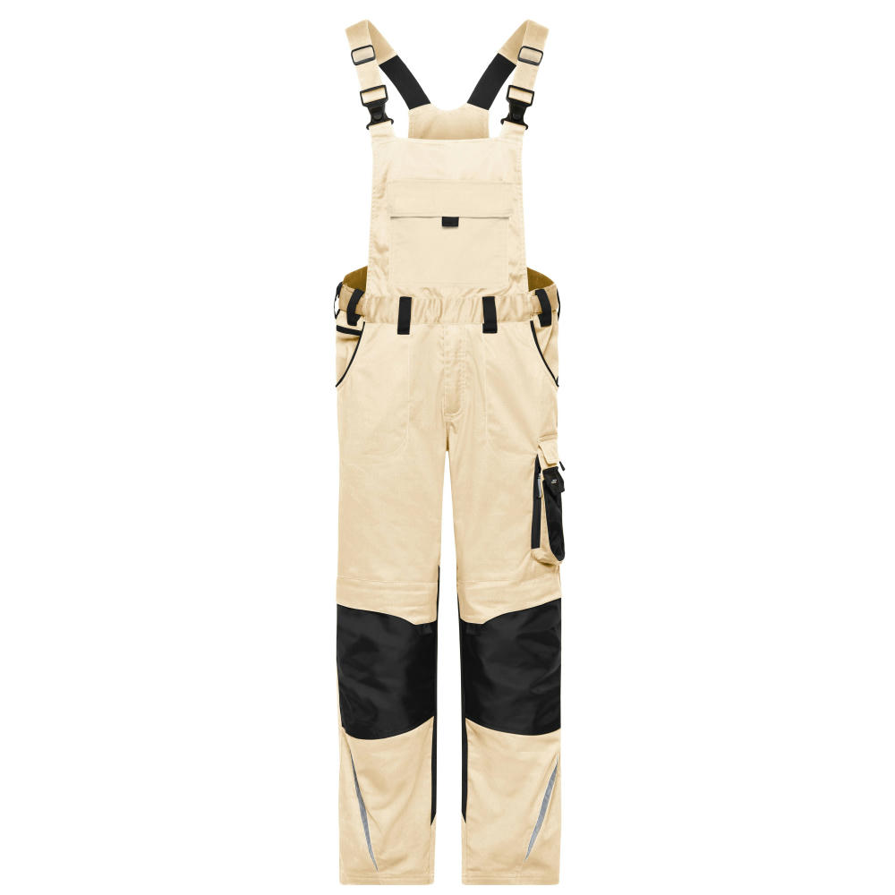 Workwear Pants with Bib - STRONG - - Spezialisierte Latzhose mit funktionellen Details und flexibel einstellbarem, elastischen Bund