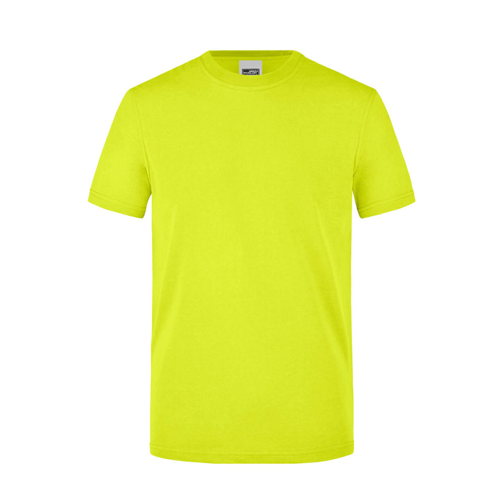 Men's Signal Workwear T-Shirt-Strapazierfähiges und pflegeleichtes T-Shirt in Signalfarben