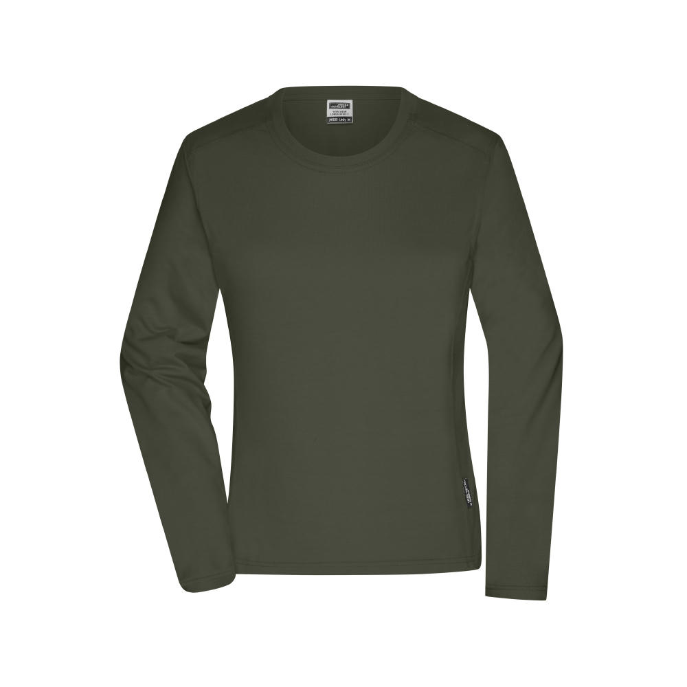 Ladies' Workwear-Longsleeve-T - Strapazierfähiges und pflegeleichtes Langarm Shirt