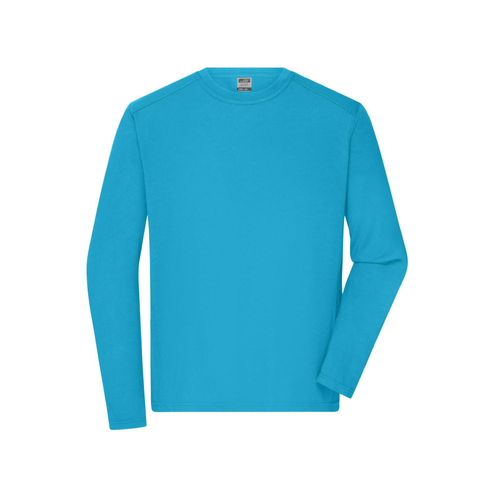 Men's Workwear-Longsleeve-T-Strapazierfähiges und pflegeleichtes Langarm Shirt