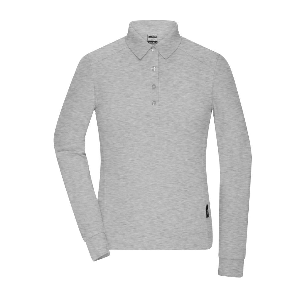 Ladies' Workwear-Longsleeve Polo-Strapazierfähiges und pflegeleichtes Langarm Polo