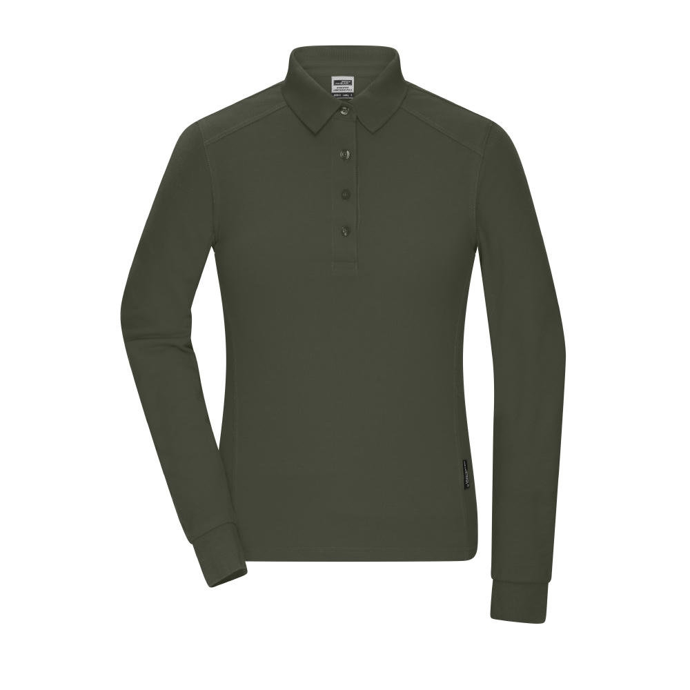 Ladies' Workwear-Longsleeve Polo-Strapazierfähiges und pflegeleichtes Langarm Polo