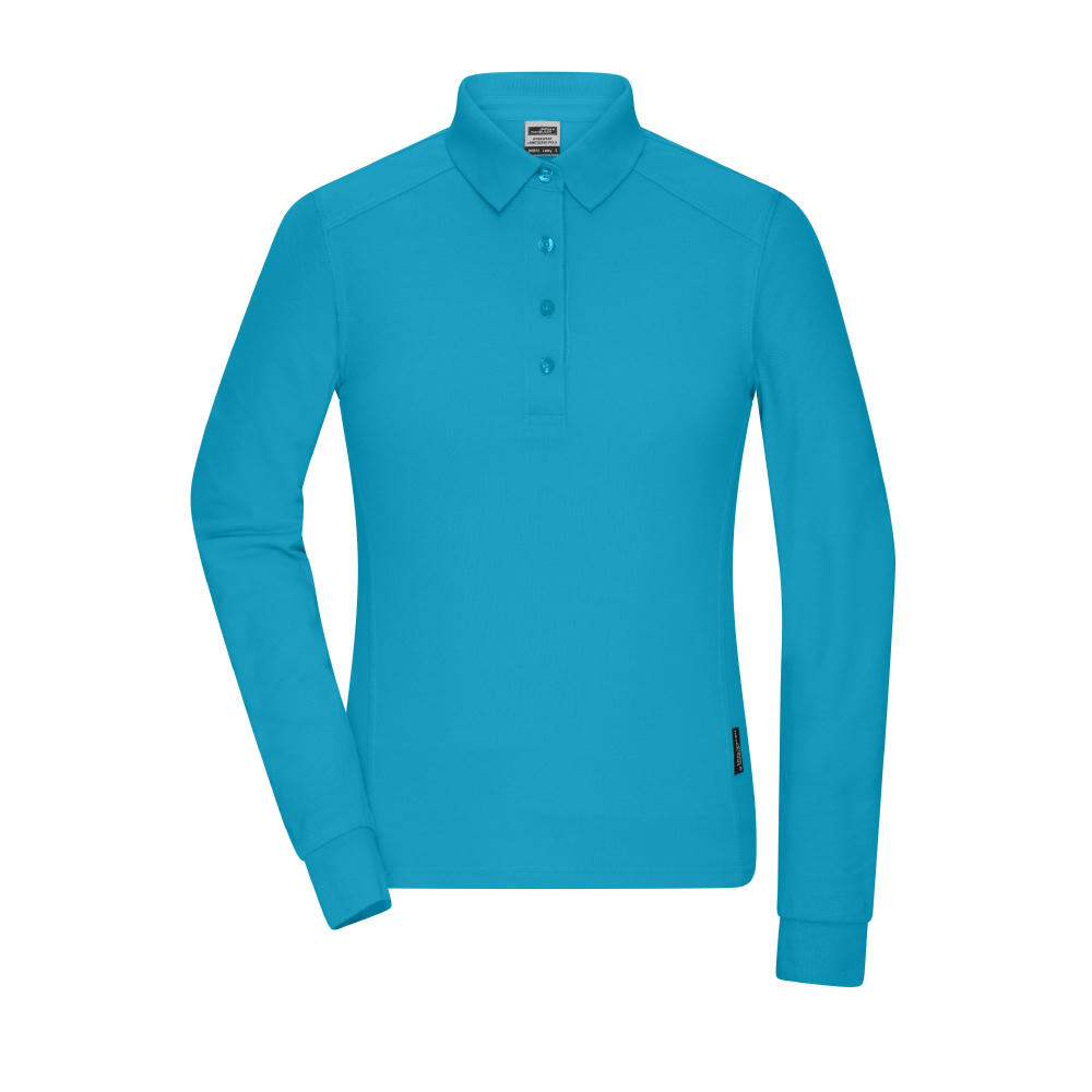 Ladies' Workwear-Longsleeve Polo-Strapazierfähiges und pflegeleichtes Langarm Polo