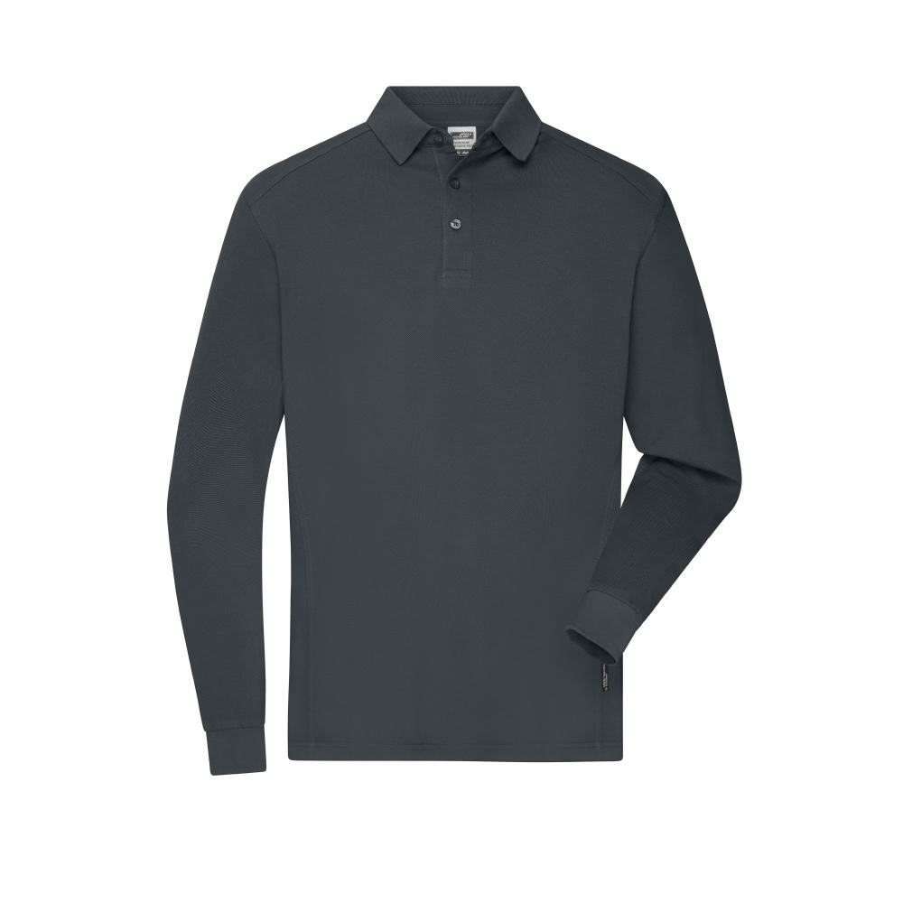 Men's Workwear-Longsleeve Polo - Strapazierfähiges und pflegeleichtes Langarm Polo