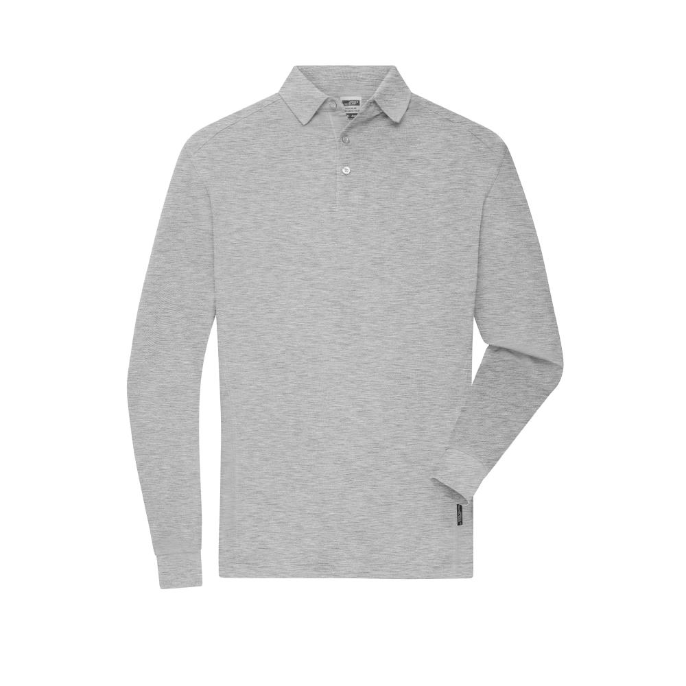 Men's Workwear-Longsleeve Polo-Strapazierfähiges und pflegeleichtes Langarm Polo