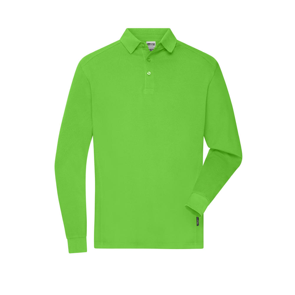 Men's Workwear-Longsleeve Polo - Strapazierfähiges und pflegeleichtes Langarm Polo