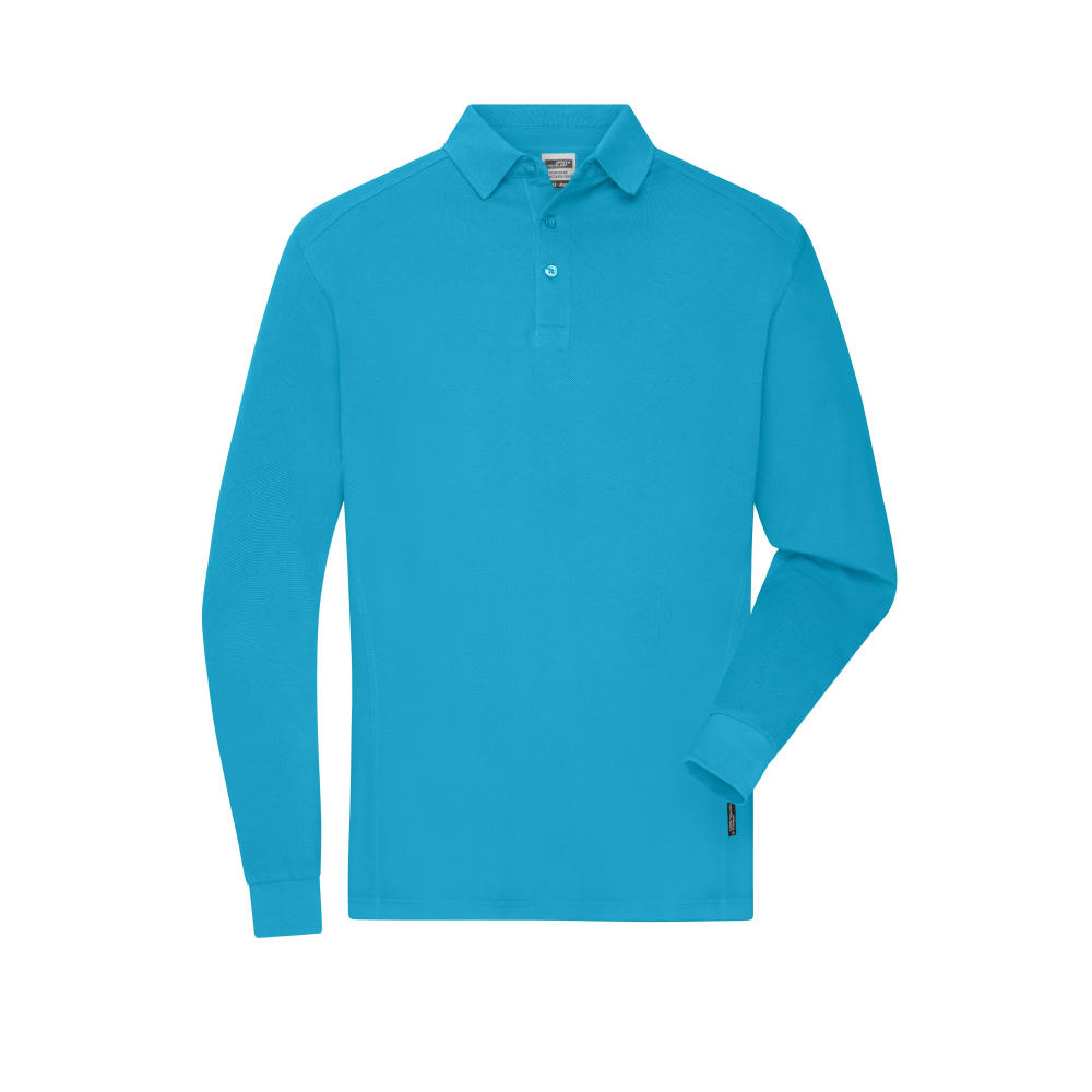 Men's Workwear-Longsleeve Polo-Strapazierfähiges und pflegeleichtes Langarm Polo