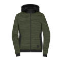 Ladies' Padded Hybrid Jacket - Wattierte Strickfleece Jacke im attraktiven Materialmix