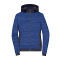 Ladies' Padded Hybrid Jacket - Wattierte Strickfleece Jacke im attraktiven Materialmix