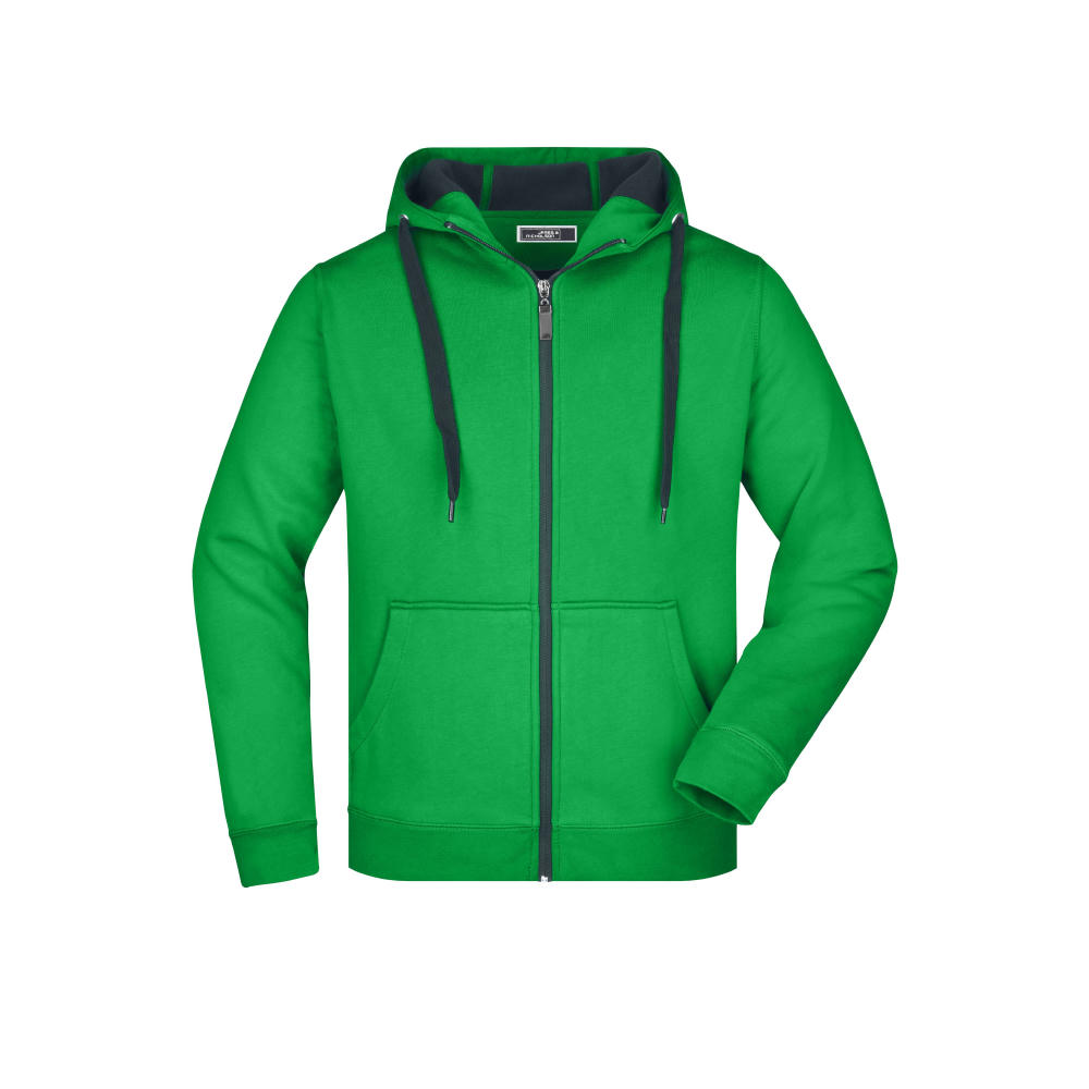 Men's Doubleface Jacket - Sportive Jacke mit Kapuze