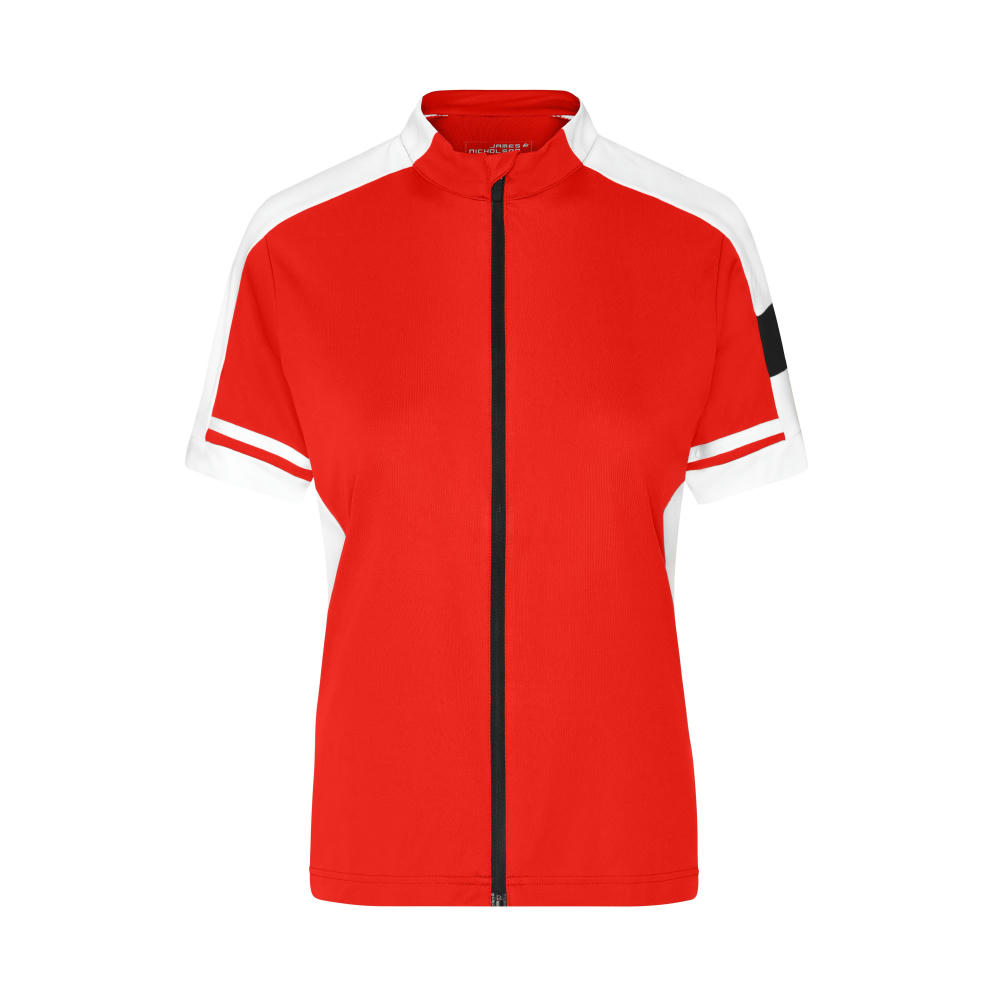 Ladies' Bike-T Full Zip-Sportives Bike-Shirt