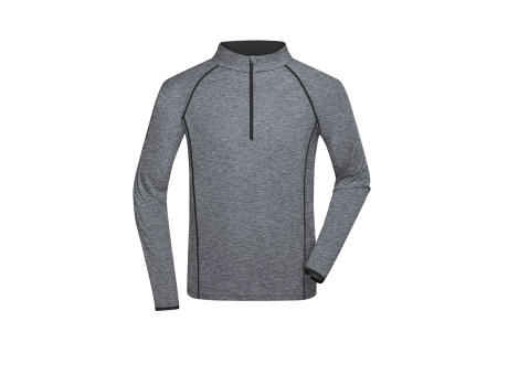 Men's Sports Shirt Longsleeve-Langarm Funktionsshirt für Fitness und Sport