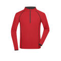 Men's Sports Shirt Longsleeve-Langarm Funktionsshirt für Fitness und Sport