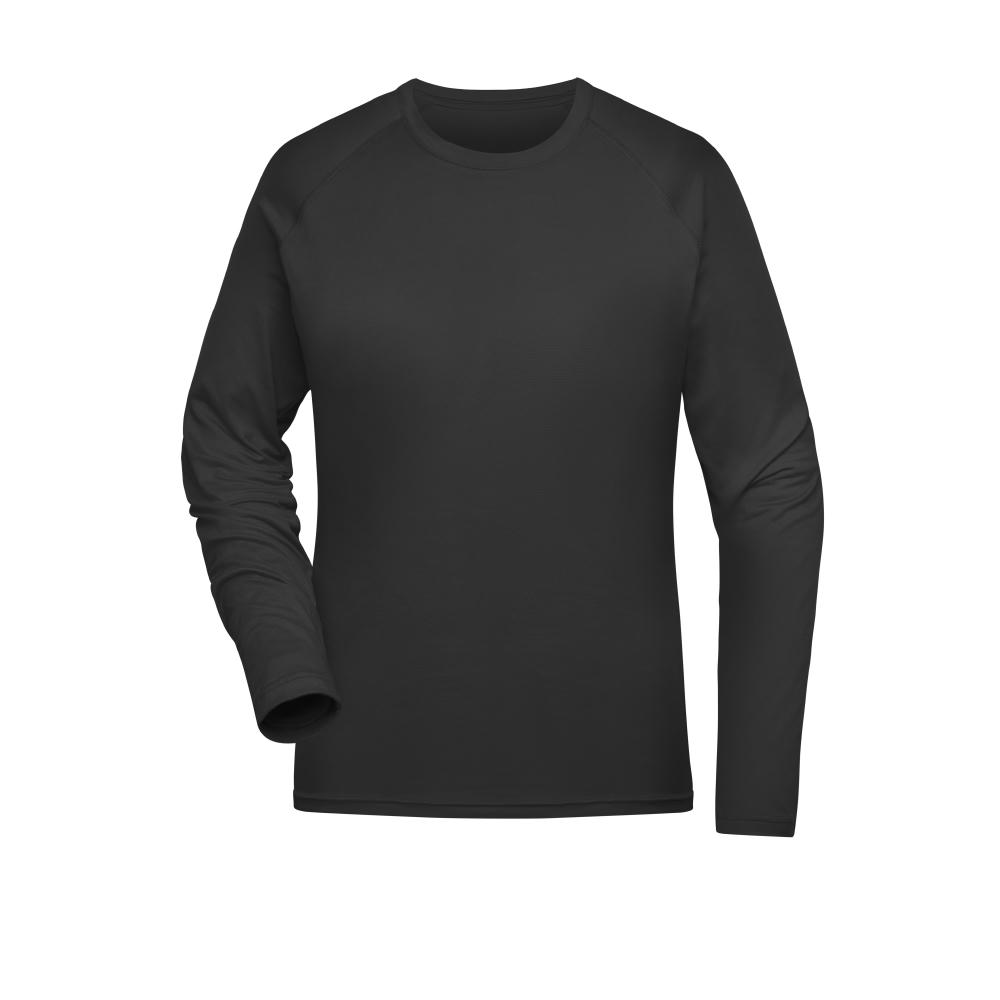Ladies' Sports Shirt Long-Sleeved   GRS - Langarm Funktionsshirt aus recyceltem Polyester für Sport und Fitness