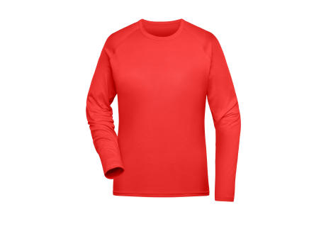 Ladies' Sports Shirt Long-Sleeved-Langarm Funktionsshirt aus recyceltem Polyester für Sport und Fitness