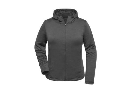 Ladies' Sports Zip Hoody - Modische Kapuzenjacke aus 100% recyceltem Polyester für Sport und Freizeit