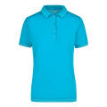 Ladies' Elastic Polo - Hochwertiges Poloshirt mit Kontraststreifen