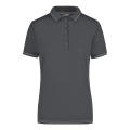 Ladies' Elastic Polo - Hochwertiges Poloshirt mit Kontraststreifen