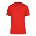 Ladies' Elastic Polo - Hochwertiges Poloshirt mit Kontraststreifen