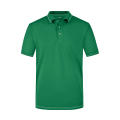 Men's Elastic Polo - Hochwertiges Poloshirt mit Kontraststreifen
