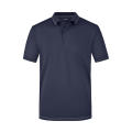 Men's Elastic Polo - Hochwertiges Poloshirt mit Kontraststreifen