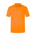 Men's Elastic Polo-Hochwertiges Poloshirt mit Kontraststreifen