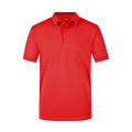 Men's Elastic Polo - Hochwertiges Poloshirt mit Kontraststreifen