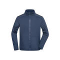 Men's Knitted Fleece Jacket - Superweiche, warme Strickfleece Jacke
