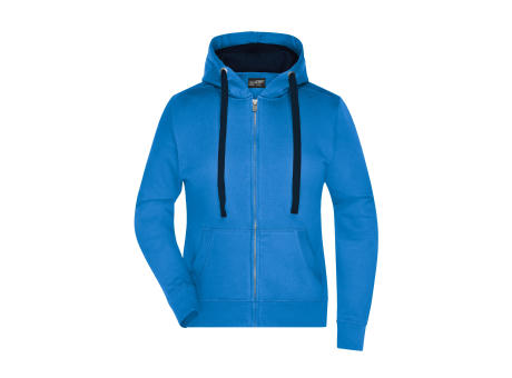 Ladies' Hooded Jacket-Premium Sweatjacke mit Bionic®-Finish
