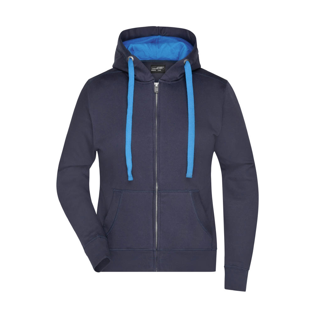 Ladies' Hooded Jacket - Premium Sweatjacke mit Bionic®-Finish