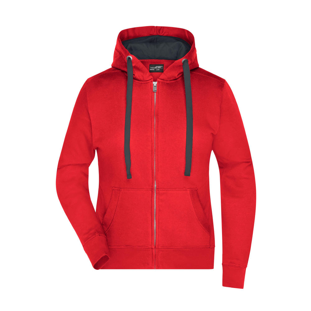 Ladies' Hooded Jacket - Premium Sweatjacke mit Bionic®-Finish