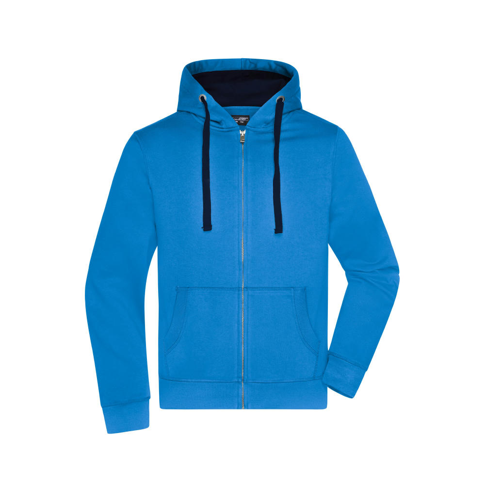 Men's Hooded Jacket - Premium Sweatjacke mit Bionic®-Finish