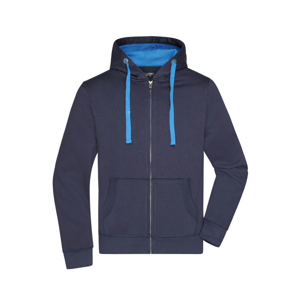 Men's Hooded Jacket - Premium Sweatjacke mit Bionic®-Finish