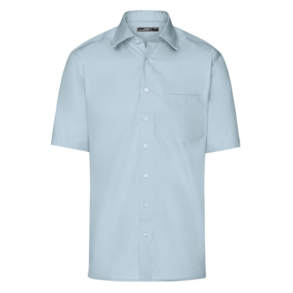 Men's Business Shirt Short-Sleeved-Bügelleichtes, modisches Herrenhemd